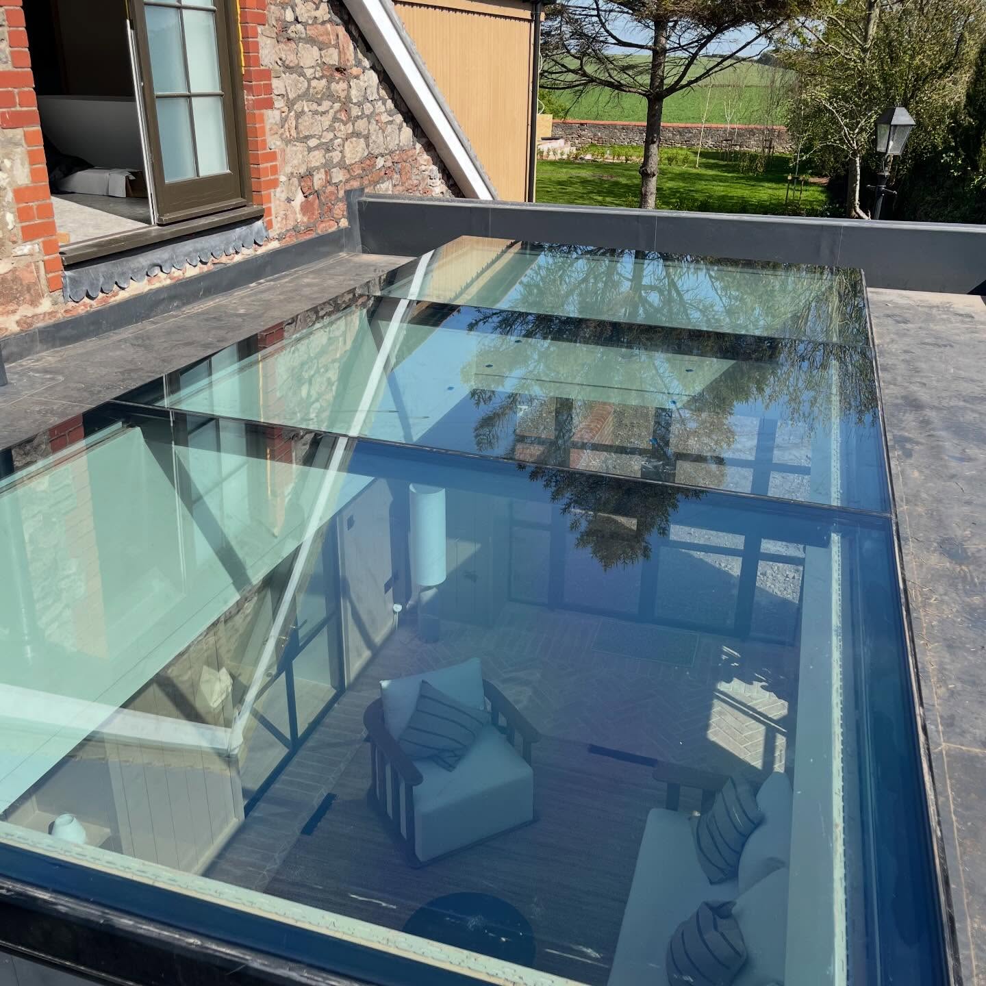 Clear+ window film installation